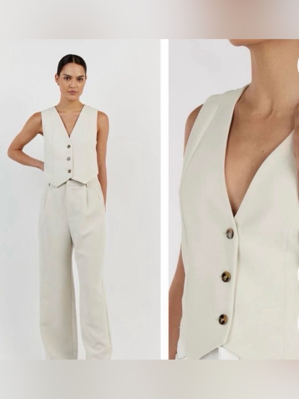 DISSH Cream Vest